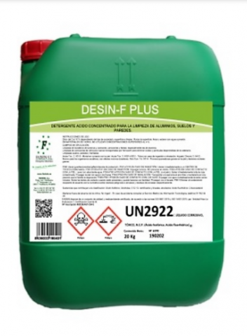 DETERGENTE ACIDO CONCENTRADO F-PLUS 20KG 