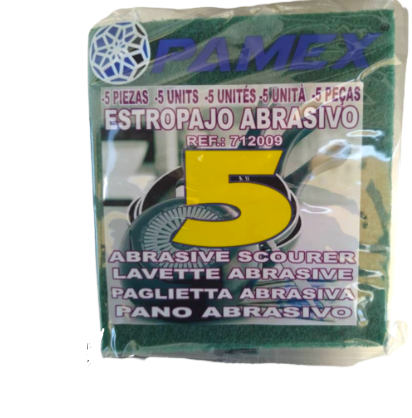 ESTROPAJO ABRASIVO PROFESIONAL PACK 5