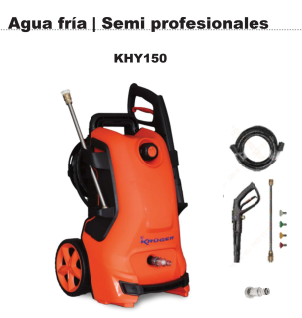 HIDROLIMPIADORA AGUA FRIA SEMI-PROFESIONAL KHY150