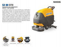 FREGADORA A PIE CON TRACCION GHIBLI S2 80 D 70